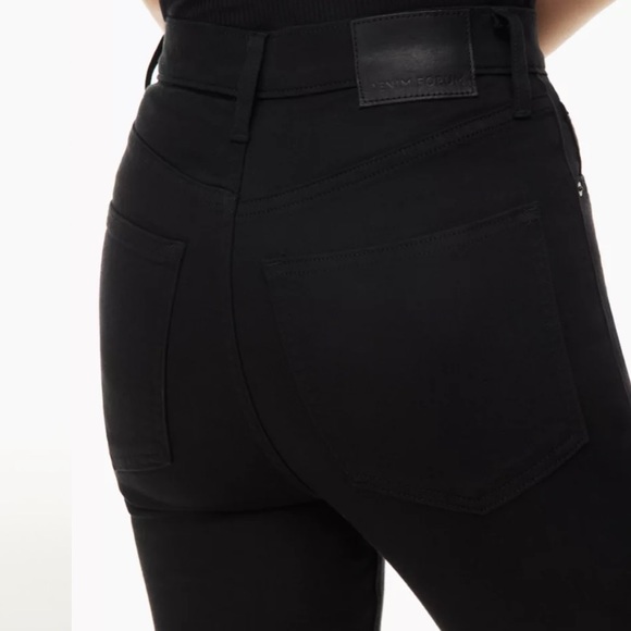 Lola High Rise Skinny Jeans | Aritzia | Black Jeans - Picture 2 of 6